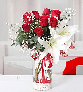 9 gül ve casablanca arajmanı